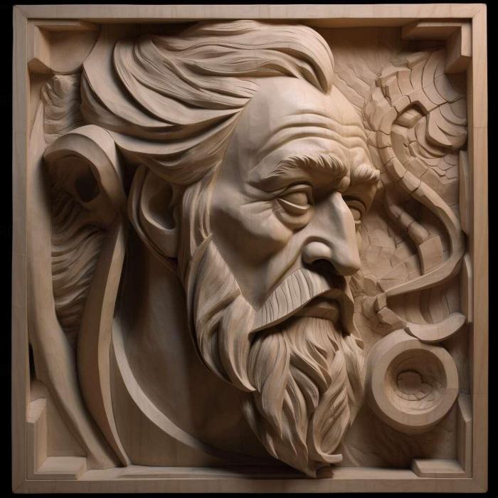 نموذج ثلاثي الأبعاد لآلة CNC 3D Art 